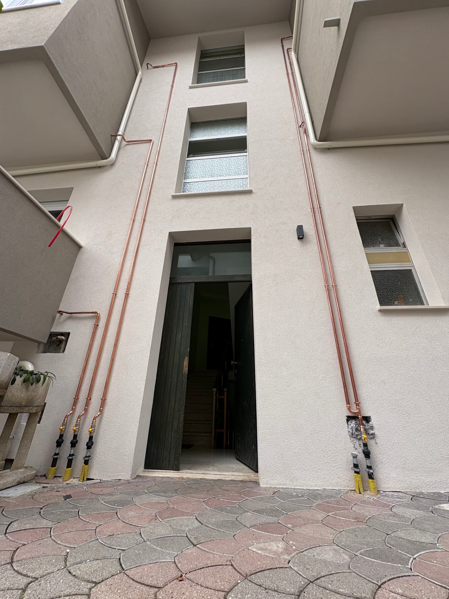 Realizzazione impianto gas con distribuzione esterna