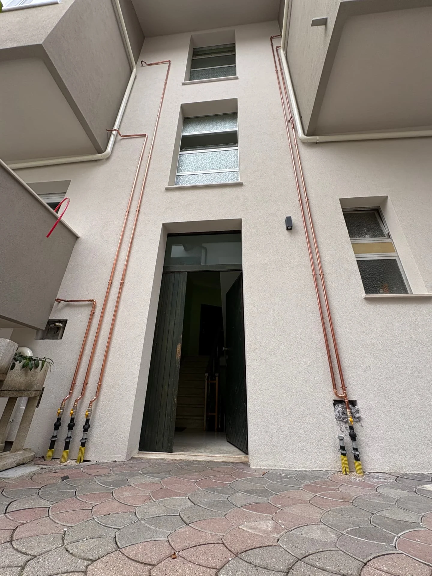Realizzazione impianto gas con distribuzione esterna